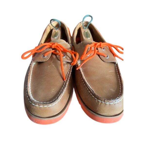 Sperry Top-Siders Men\'s sz 11.5M Cognac/Orange Boat Shoes main image 11